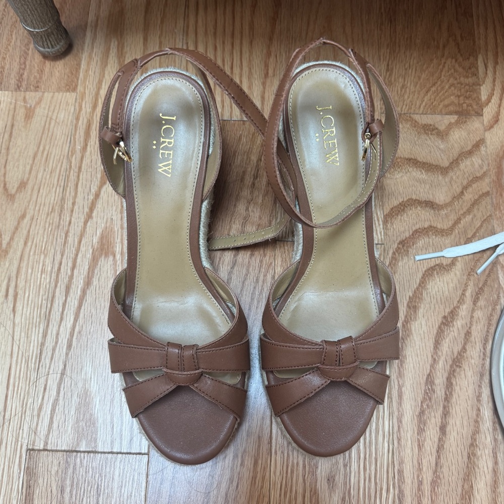 JCrew tan espadrilles